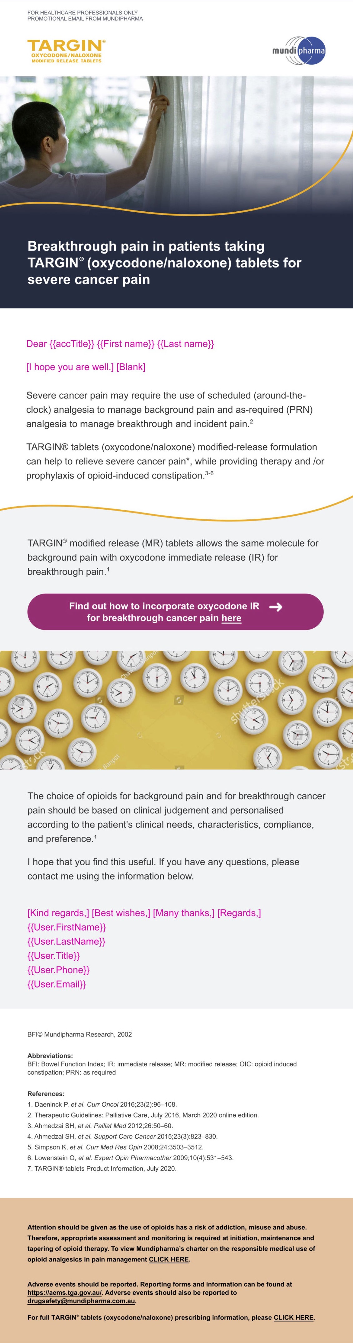 Targin Email Campaigns